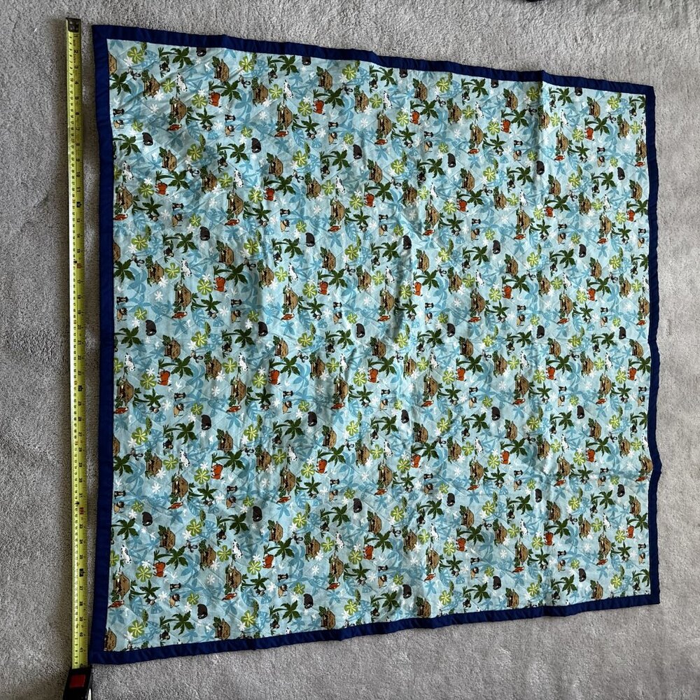 Cute Baby Playmat Hawaiian Theme Reversible